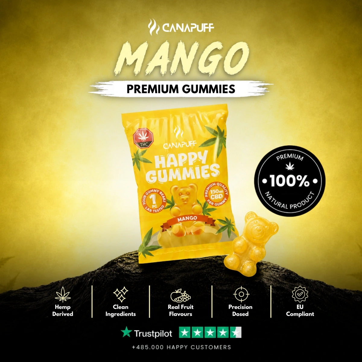 CBD Gummies Mango – gummies, photo 2