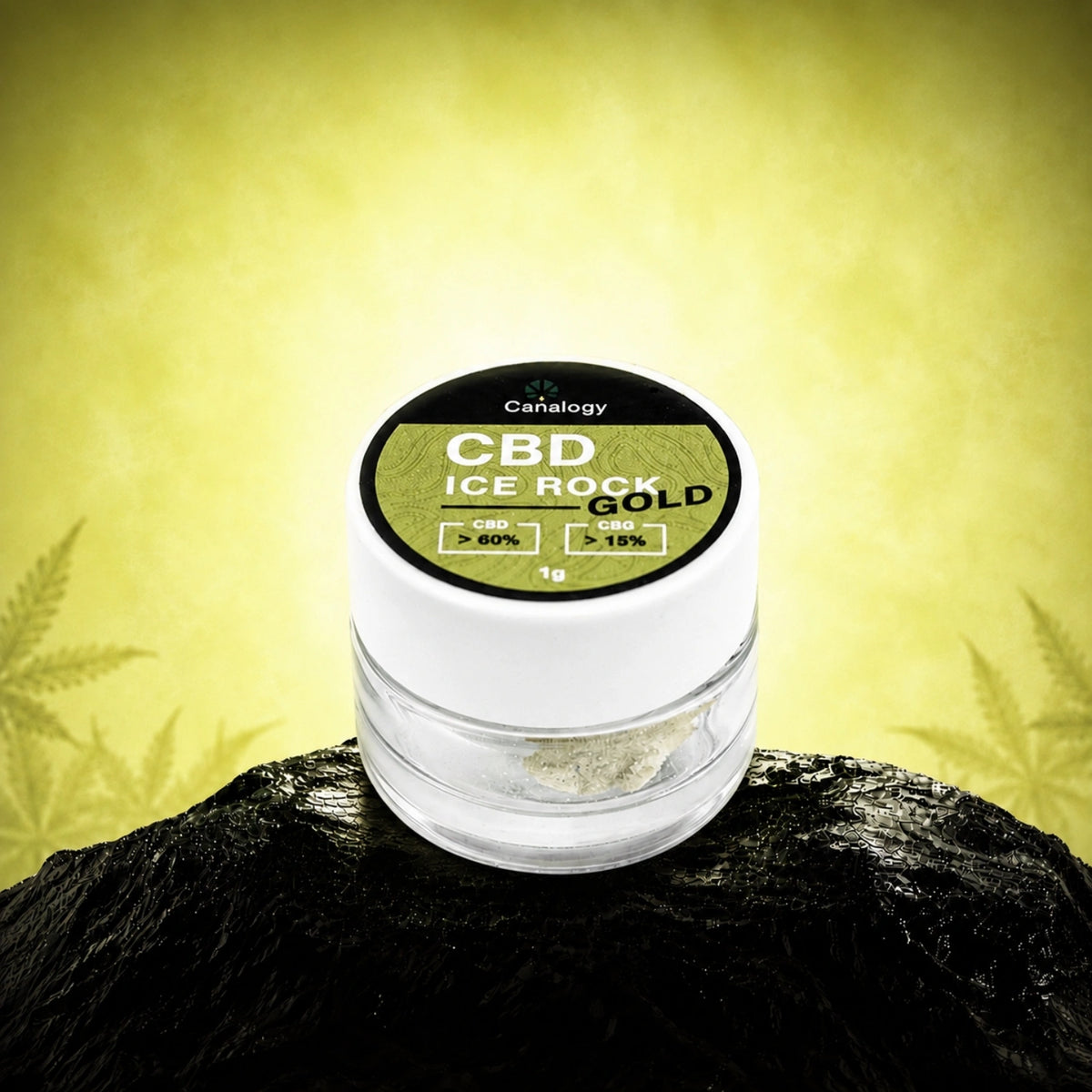 CBD IceRock Gold 60% CBD, 15% CBG – IceRock concentrate