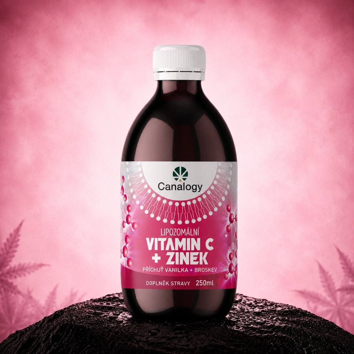 CBD liposomal Vitamine C avec zinc – flacon de complément alimentaire