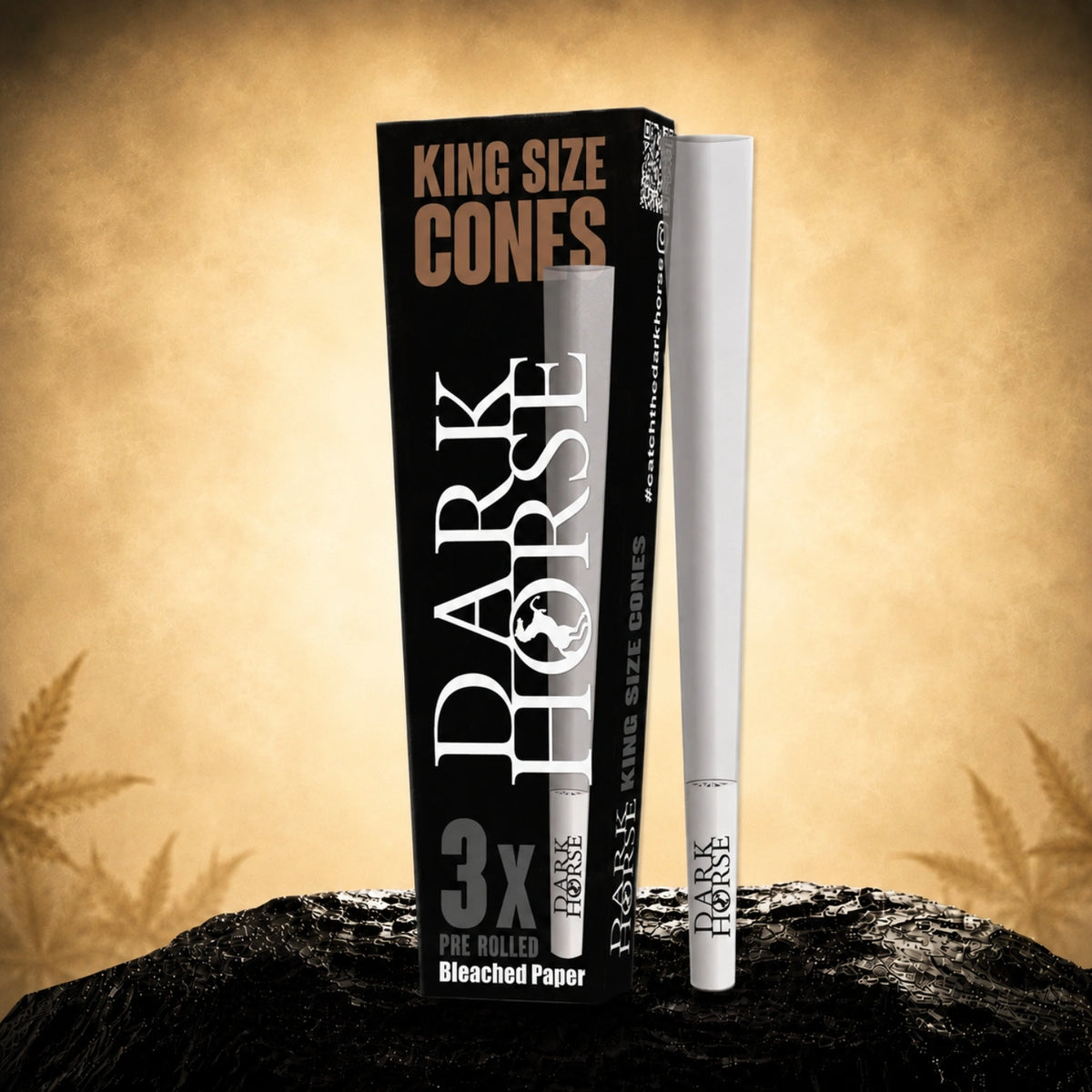 Cones Dark Horse Black – pre-rolled cones
