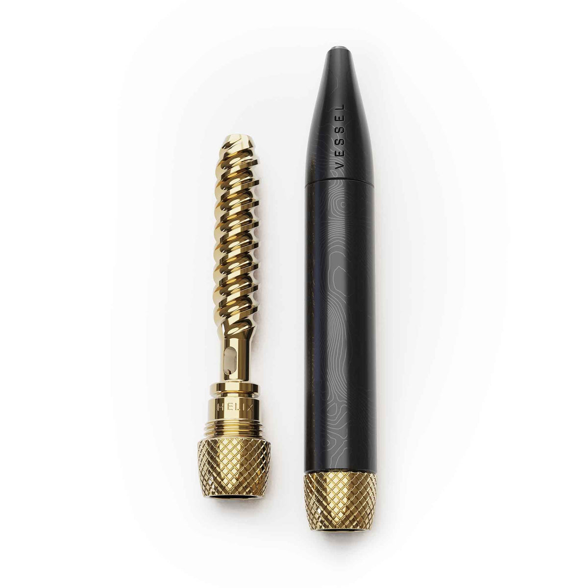 Pen Vessel smontata design nero