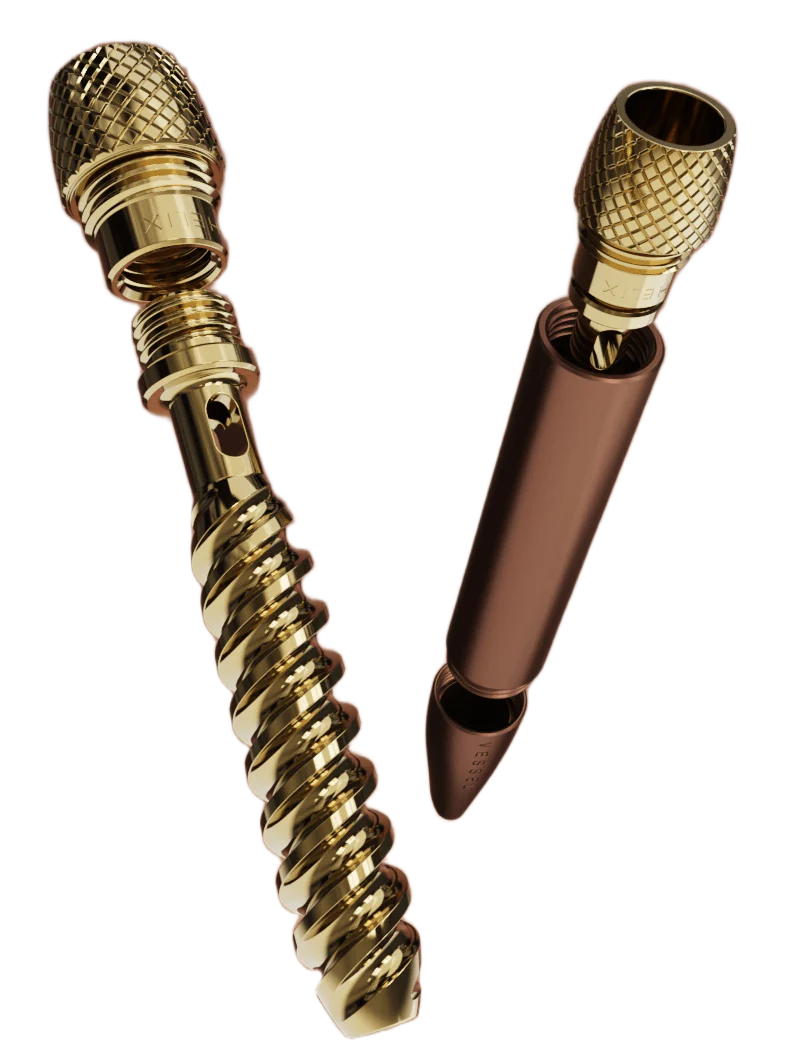 Appareil Vessel One Hitter Sierra en laiton plaqué or