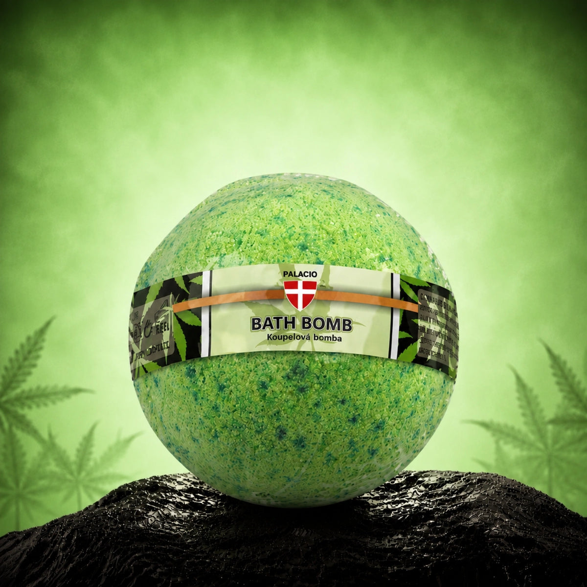 Hemp bath bomb, 95 g - Palacio – bath bomb