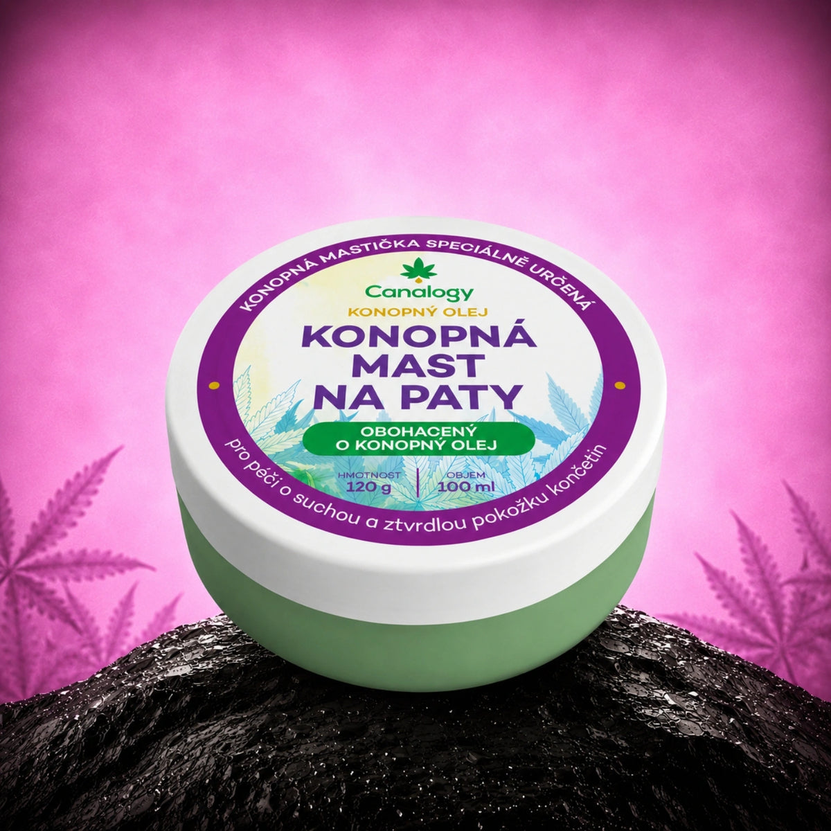 Hemp ointment for heels - Canalogy – skincare product