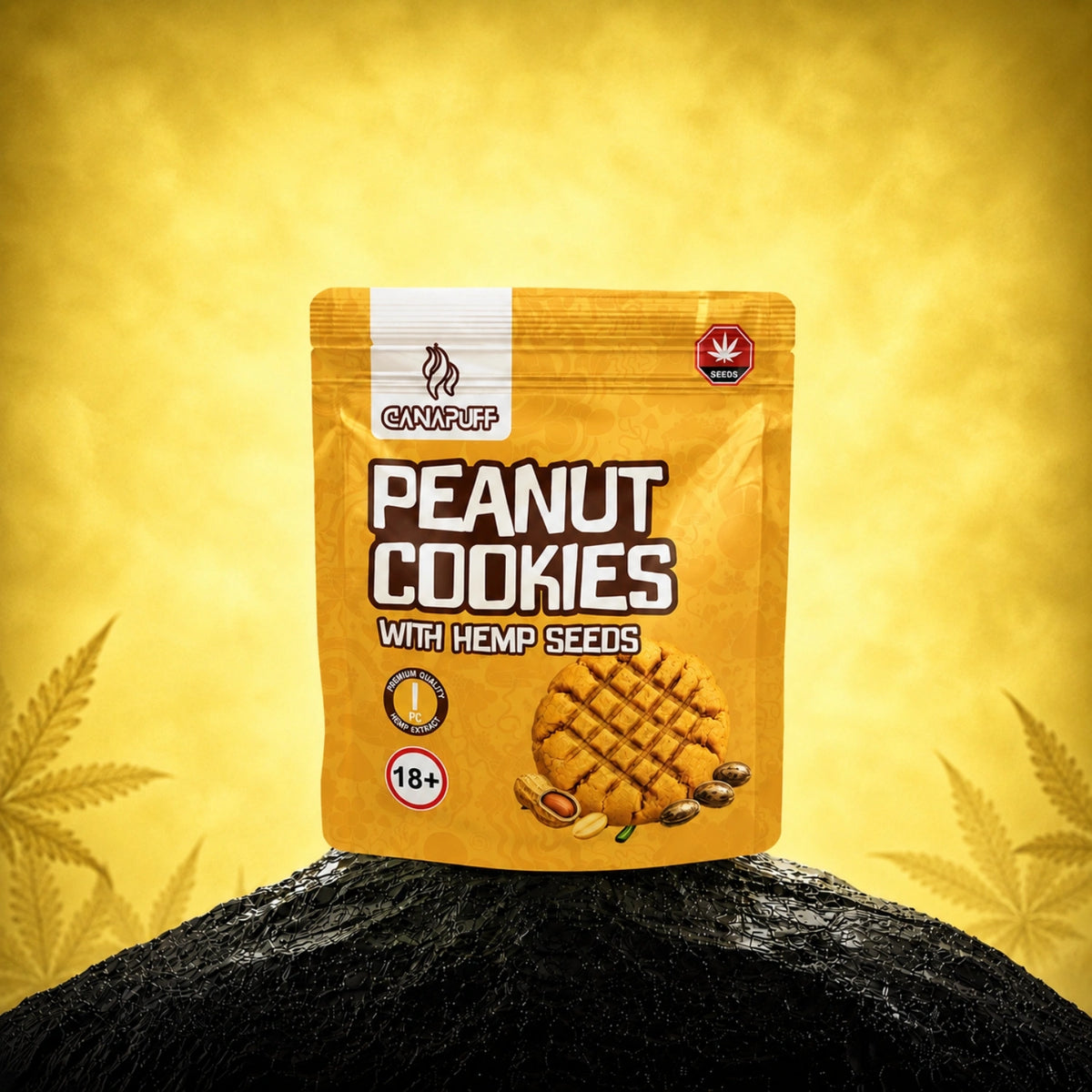 Peanut Cookies with hemp seeds – cookies