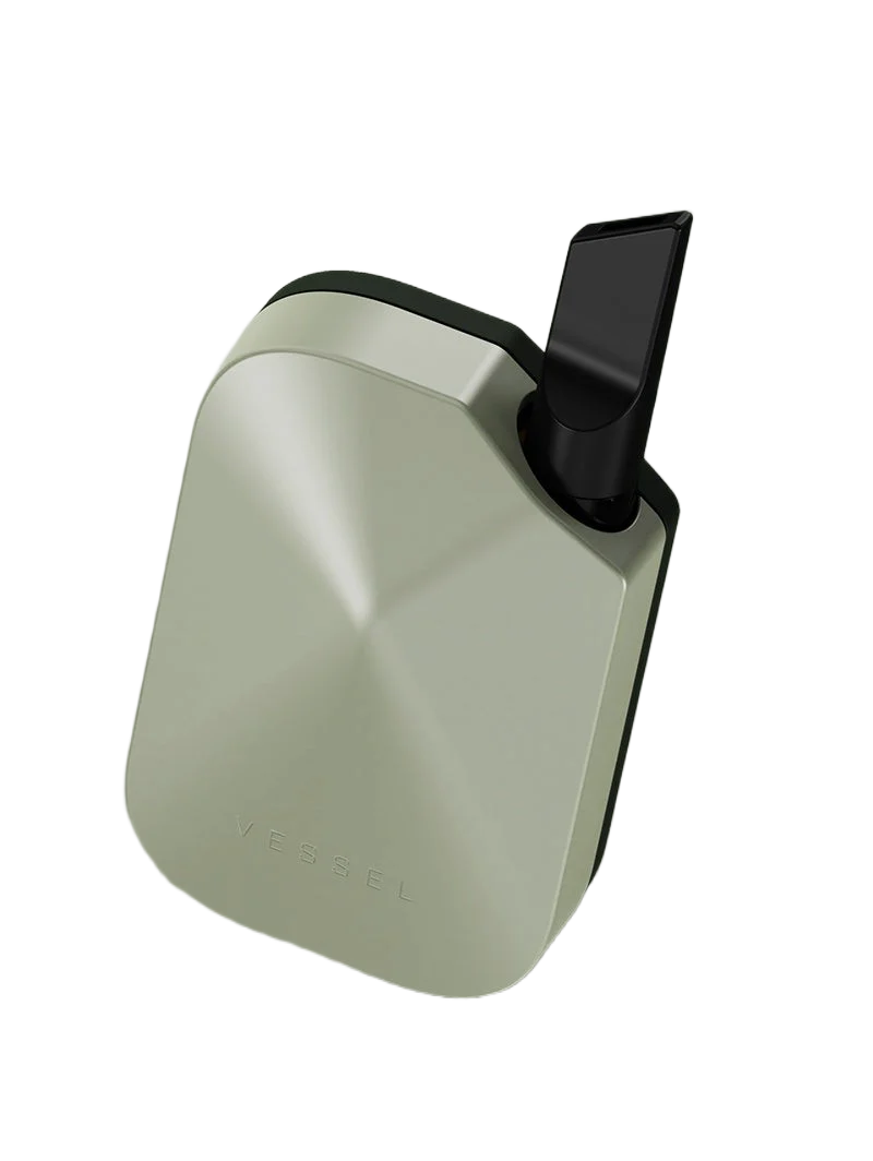 Dispositivo de vape Canapuff Vessel Compass Rise Sage con base de carga