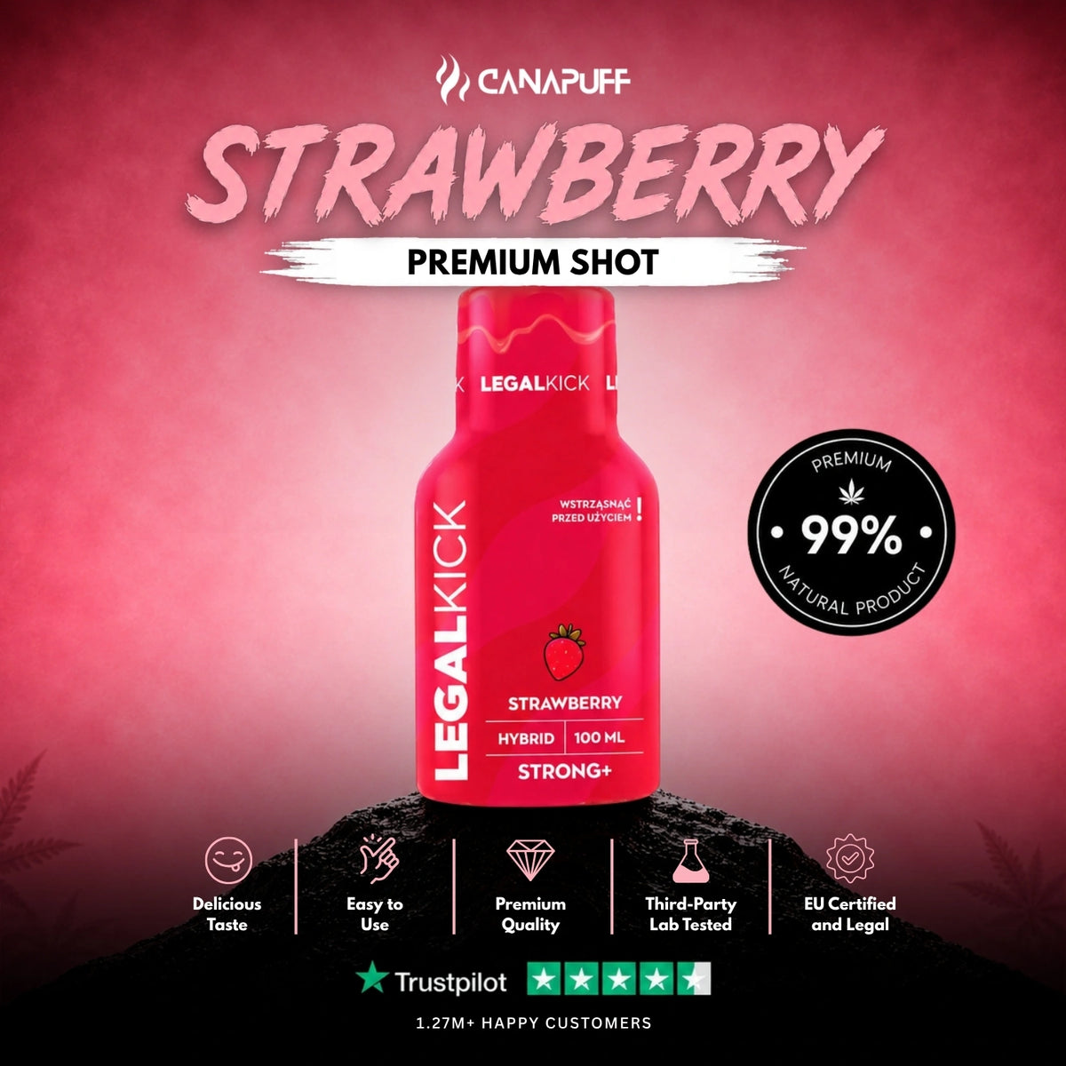Shot LEGALKICK Fresa