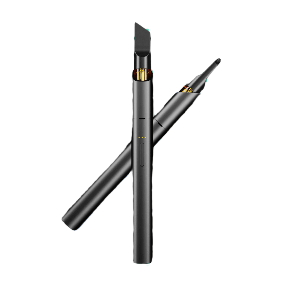 Vape pen Vessel Vista Edge în negru ardezie, cu accente aurii