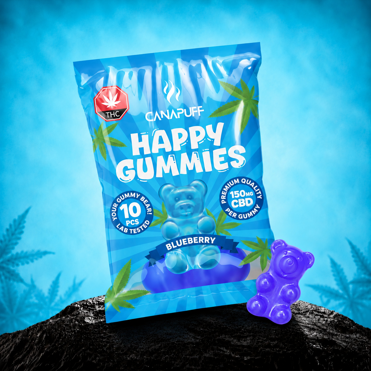 CBD Gummies Myrtille