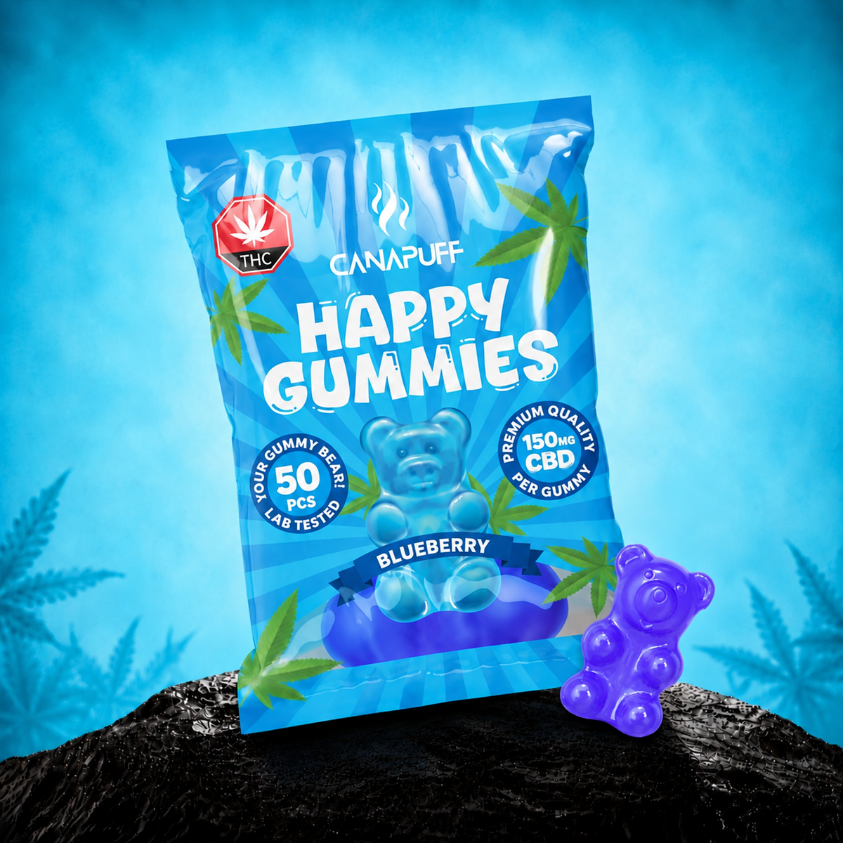 CBD Gummies Myrtille