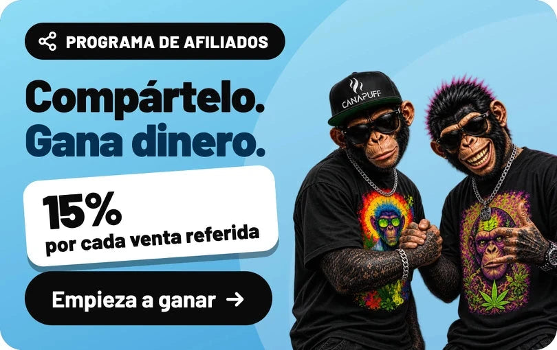 Programa de afiliados: Compártelo. Gana dinero. 15% por cada venta referida. Empieza a ganar