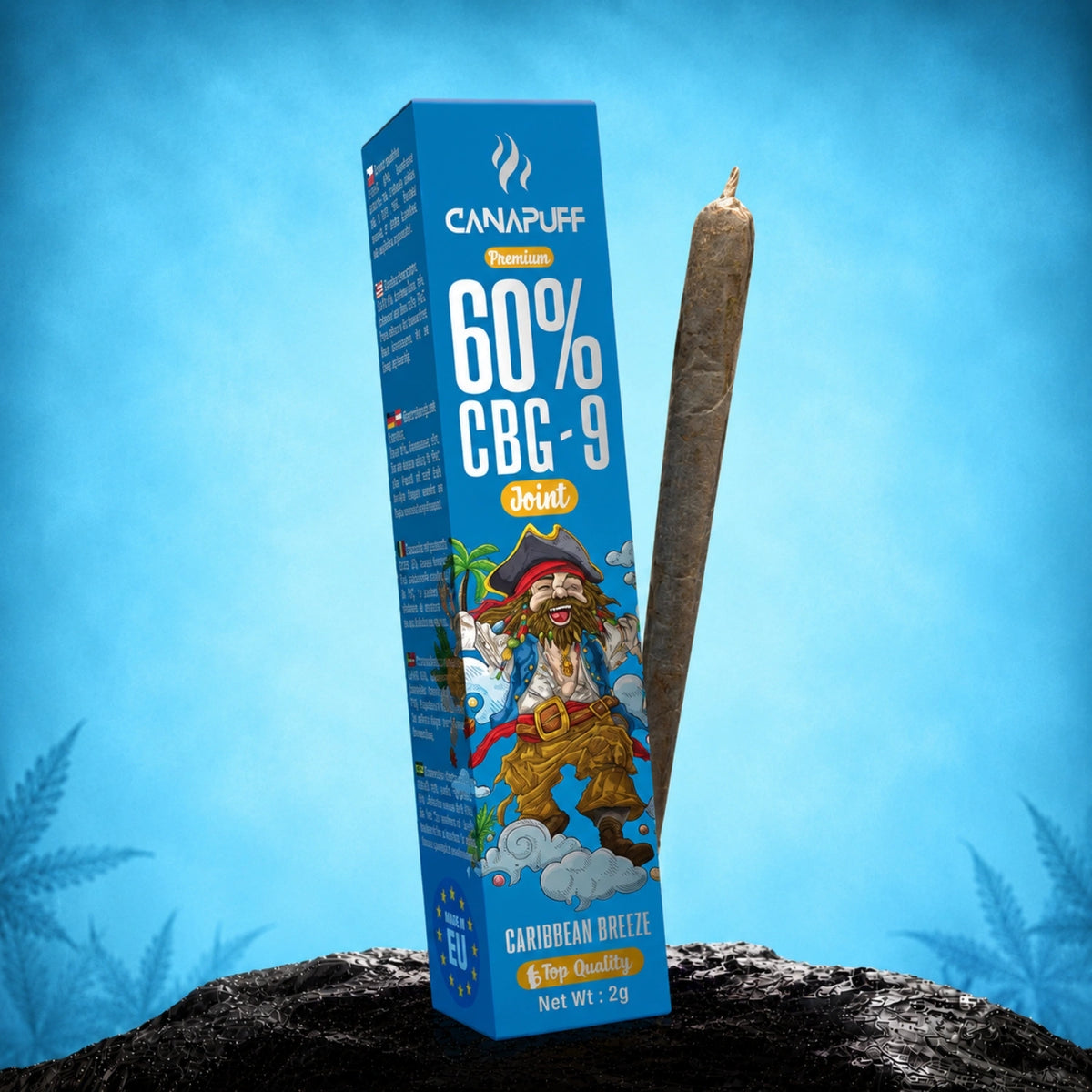 Canapuff CBG9 Joint Caribbean Breeze 60%, 2g pre-roll