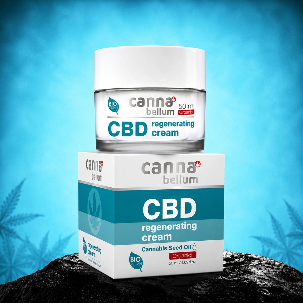 Cannabellum CBD yenileyici krem, 50ml - Palacio – cilt bakım ürünü
