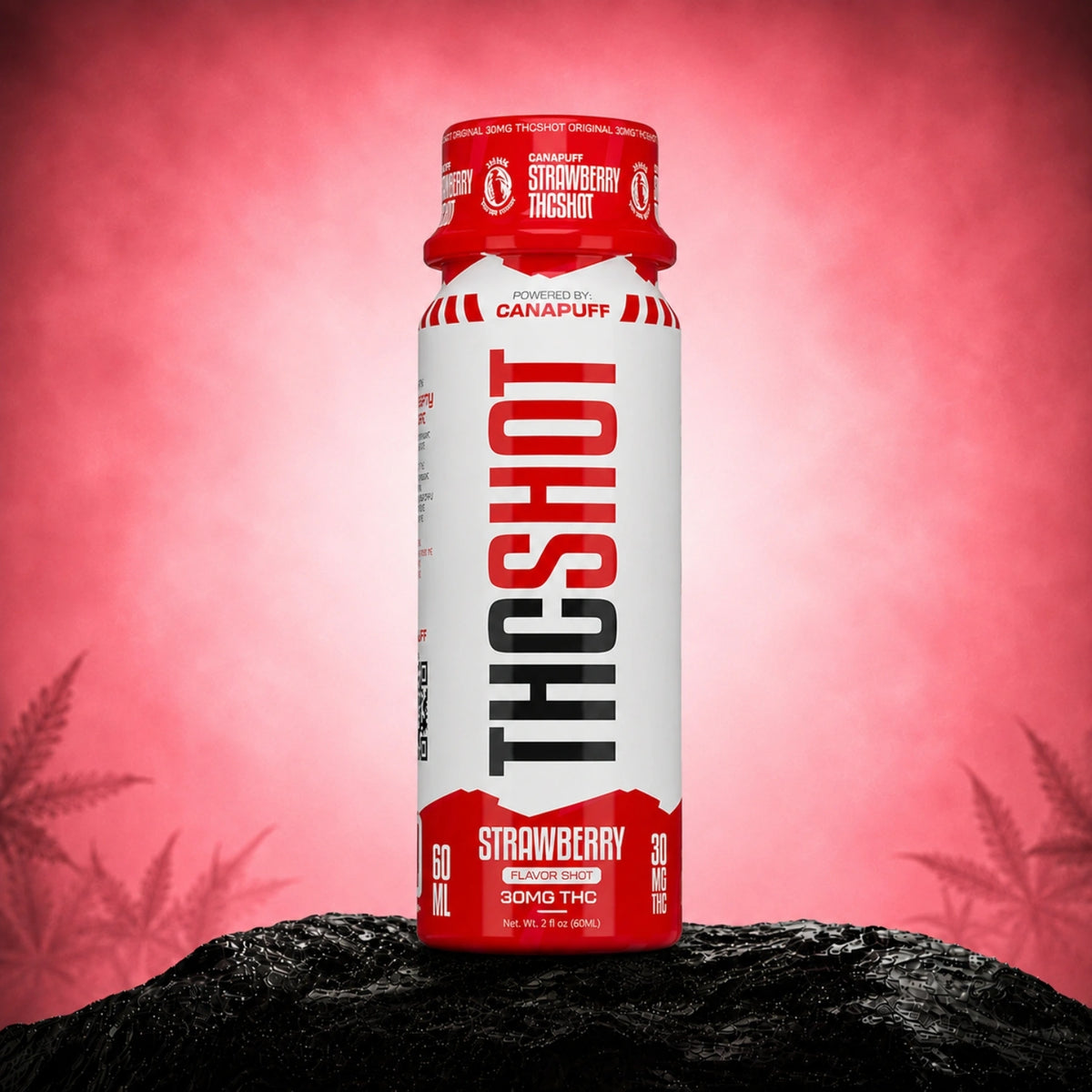 Delta 9 Shot Strawberry 60ml – drink bottle