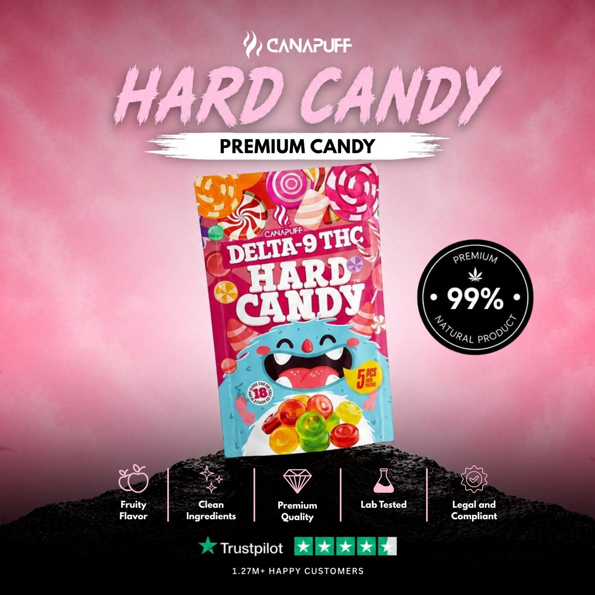Hard Candy Delta-9 – candy, photo 2