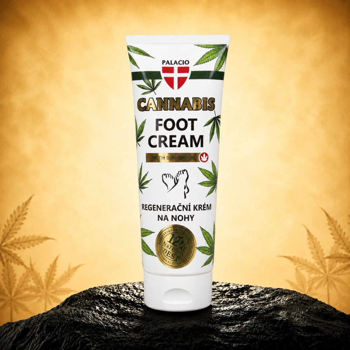 Crema piedi alla canapa, 125ml - Palacio – prodotto per la cura della pelle