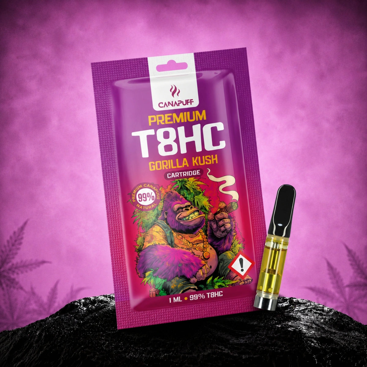 Картридж Canapuff T8HC Gorilla Kush, 1 мл, 99%