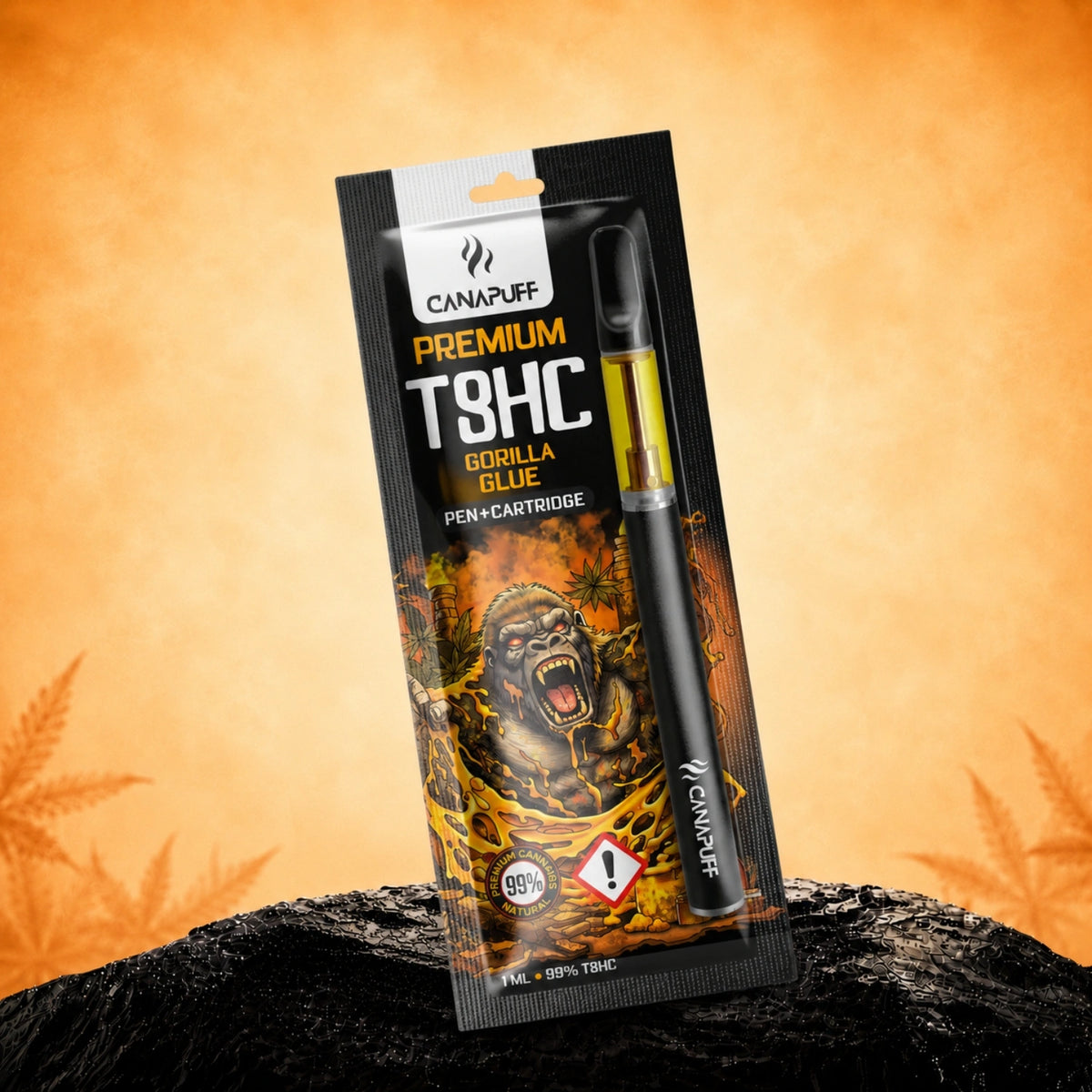 Canapuff T8HC Gorilla Glue 99% pen і картридж