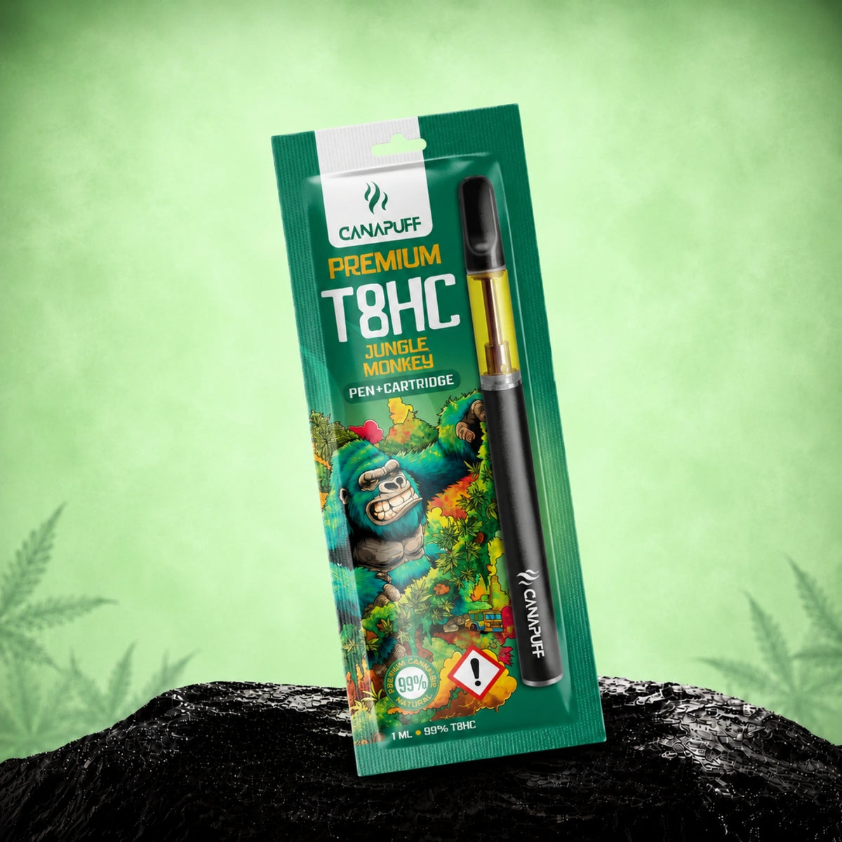 Canapuff T8HC Jungle Monkey pen i kartridż, 99%, 1 ml