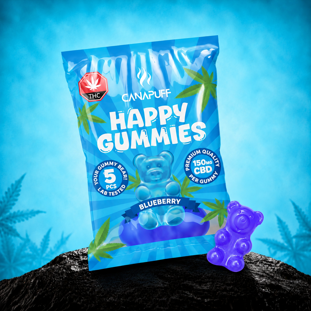 CBD Gummies Myrtille