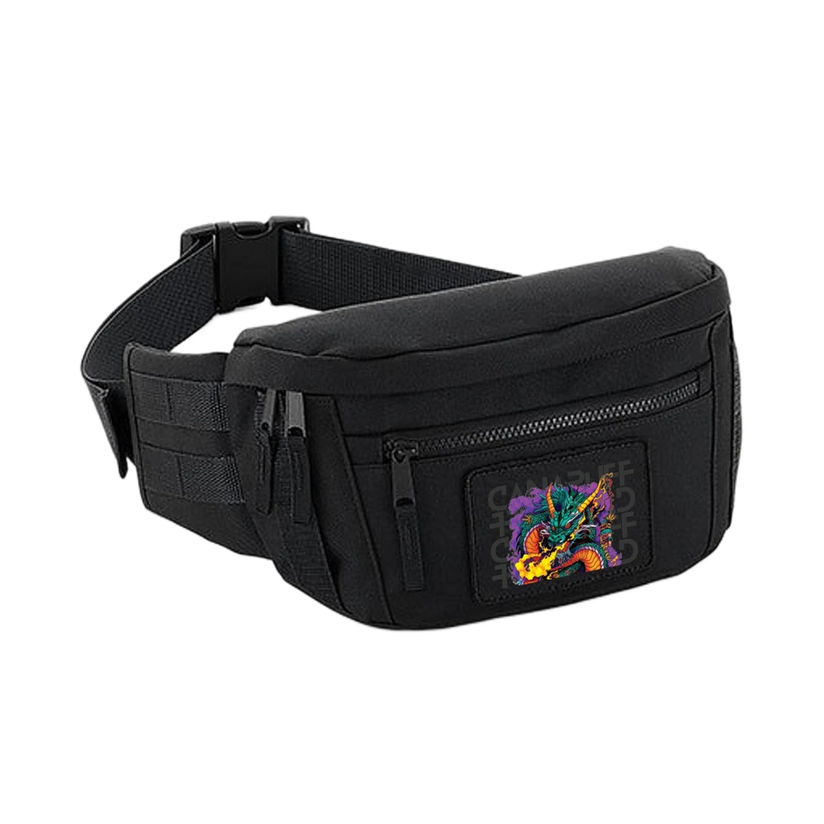 Canapuff Waist Bag – Extreme Dragon – Black