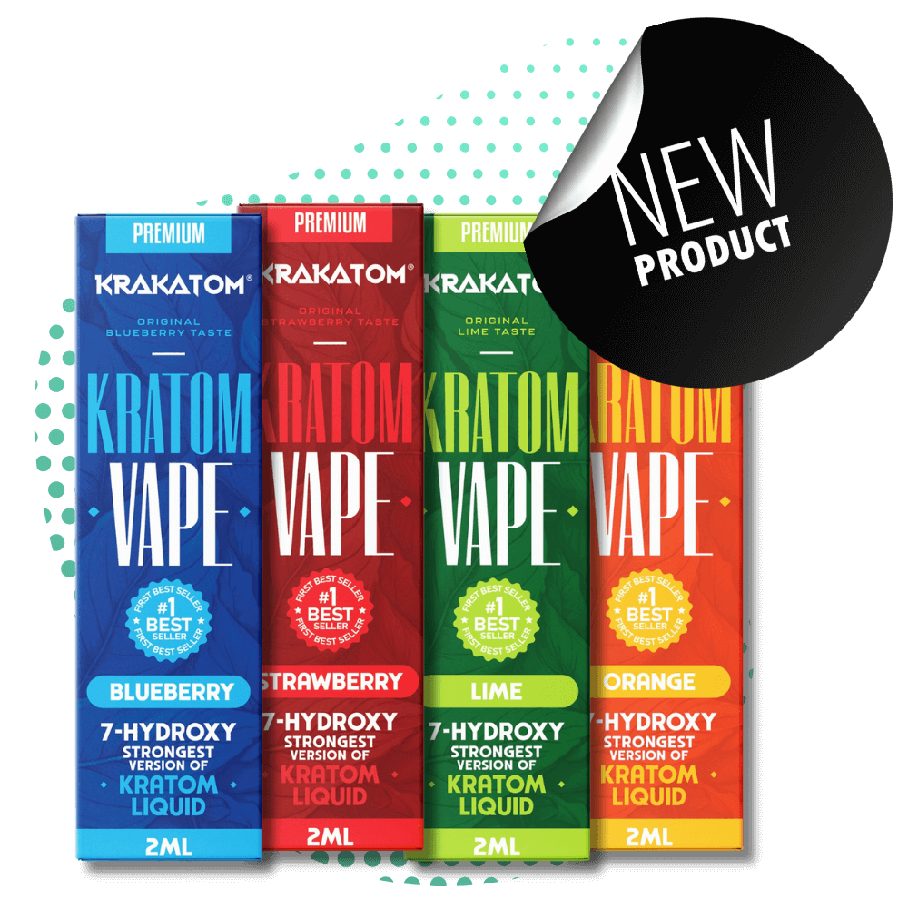 Produse Kratom vape în patru arome fructate, lansare nouă.