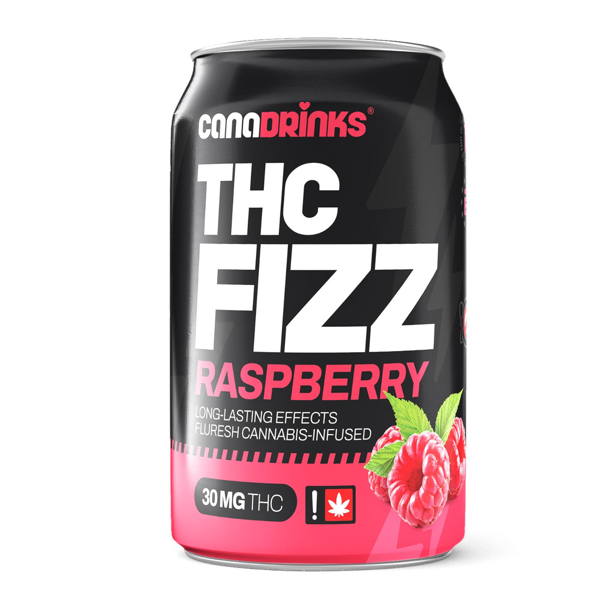 THC Fizz Frambuesa 30mg/THC-Canapuff